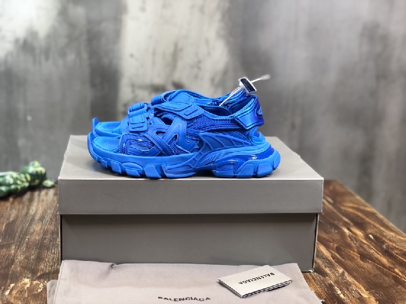 Replica Balenciaga Sandal Track 4.0 in Blue