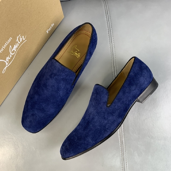 Replica Christian Louboutin Dandelion Flat in Blue