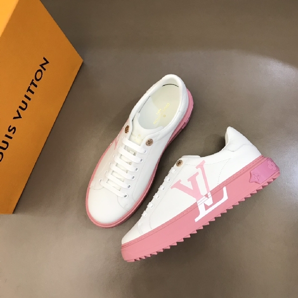 Replica Louis Vuitton Sneaker Luxembourg in Pink sole