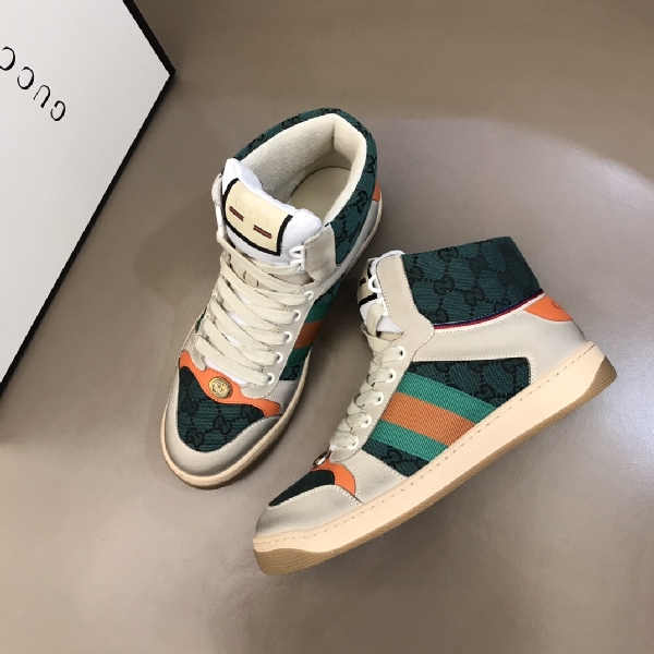 Replica Gucci Sneaker Screener High in Cream