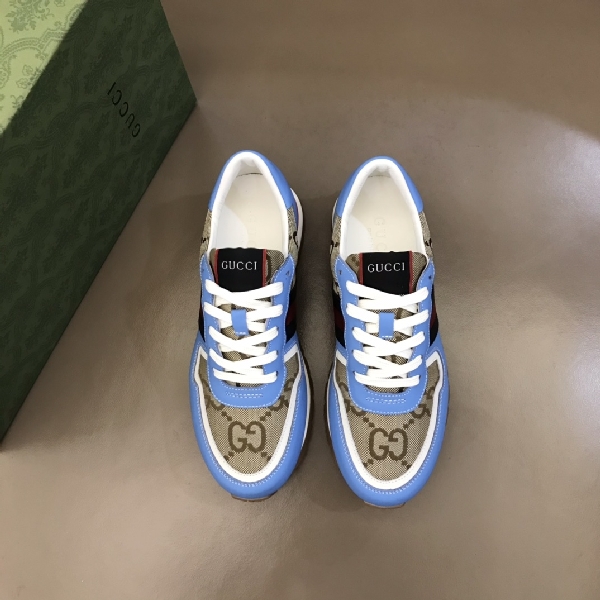 Replica GUCCI Men's Sneaker with calf printing