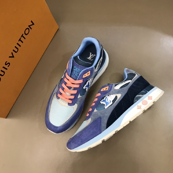 Replica Louis Vuitton Sneaker Run Away in Blue