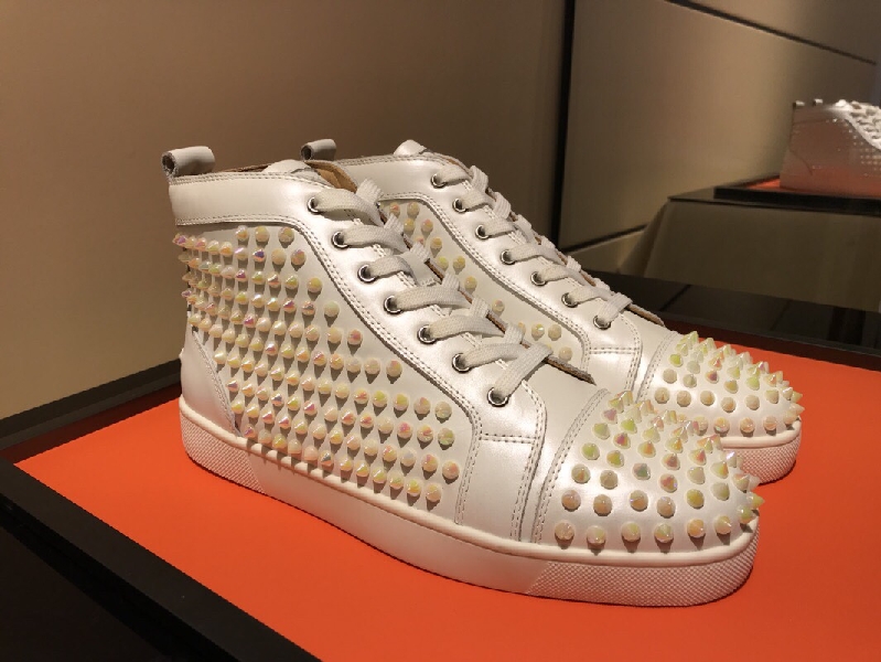 Replica Christian louboutin Sneaker Orlato in Cream