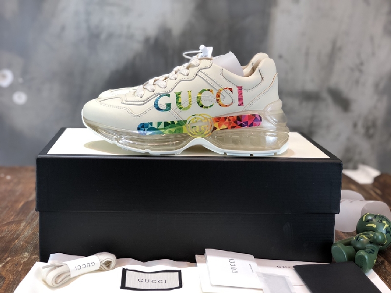 Replica Gucci Sneaker Rhyton Vintage in White