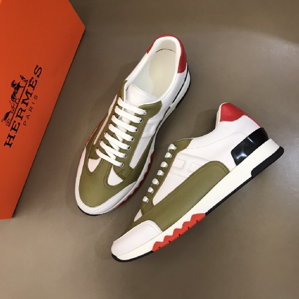 Replica Hermes Sneaker TRAIL in Green