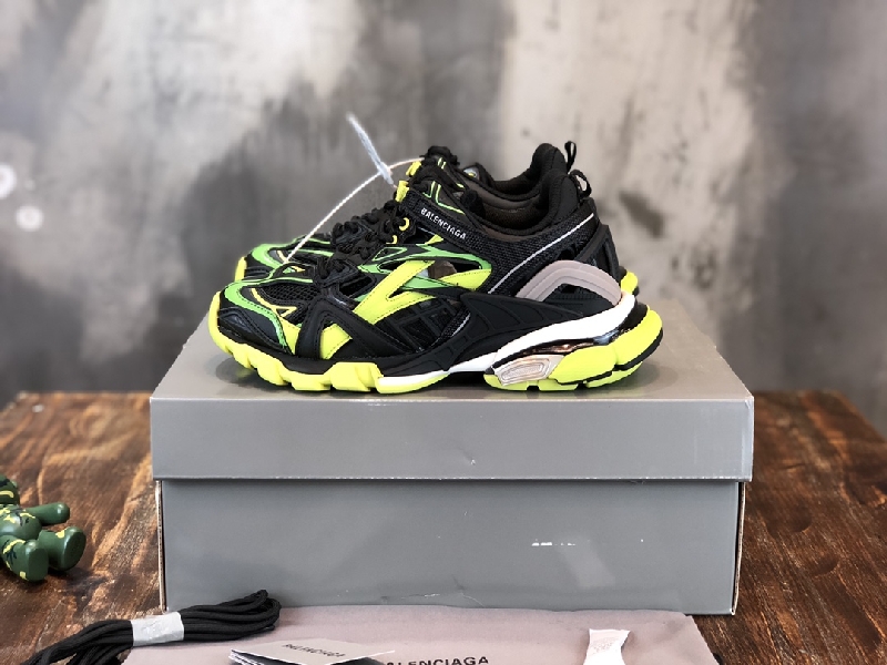 Replica BALENCIAGA Track Trainer LED Sneakers in Black