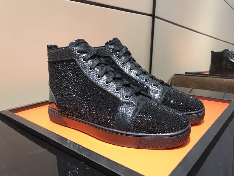 Replica Christian louboutin Sneaker Orlato in Black