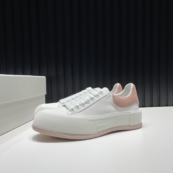 Replica Alexander McQueen Sneaker Deck Plimsoll in Pink