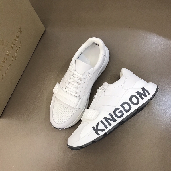 Replica BurBerry Sneaker Vintage Check Cotton in White