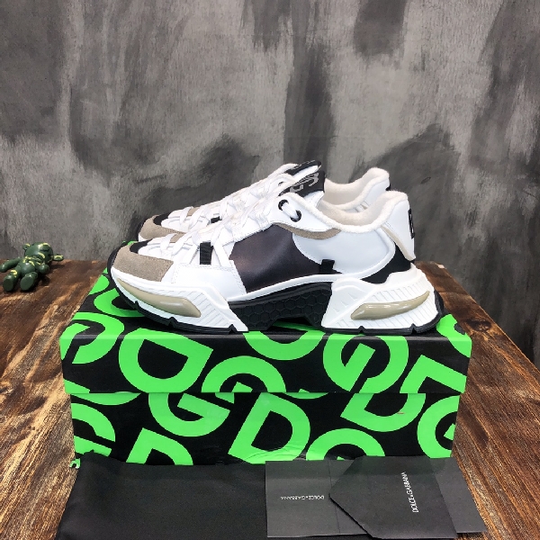 Replica DG Sneaker Daymaster in White with Black