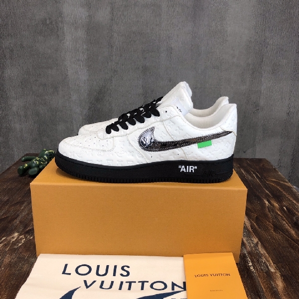 Replica LV x OFF-WHITE x Nike Fashion THE TEN style Men's Sneakers