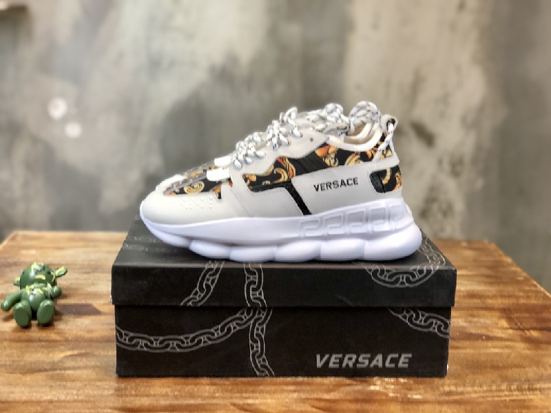 Replica Versace Sneaker Chain Reaction in White