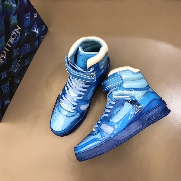 Replica Louis Vuitton Sneaker Trainer in Blue