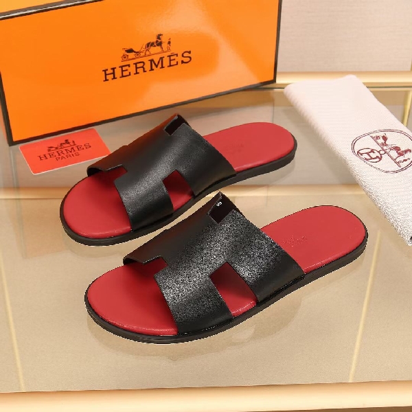 Replica Hermes Slipper Lzmir in Red