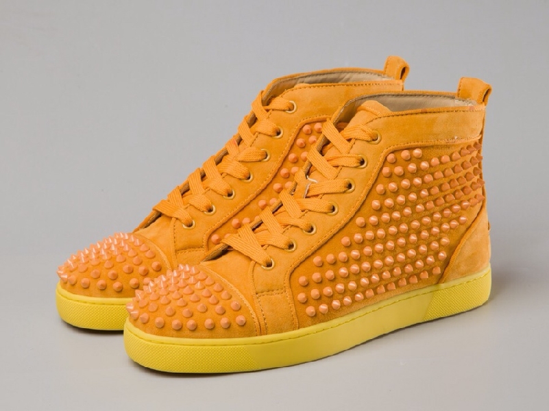 Replica Christian Louboutin Sneaker Louis Spikes Flat