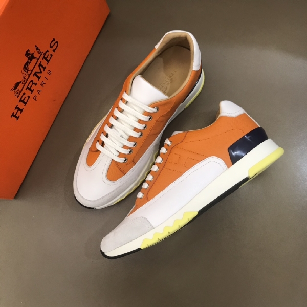 Replica Hermes Sneaker TRAIL in Orange