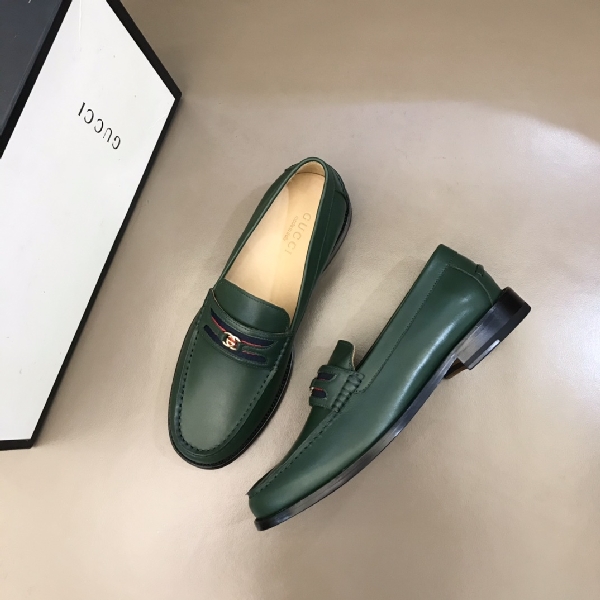 Replica Gucci Dress Shoe in Green