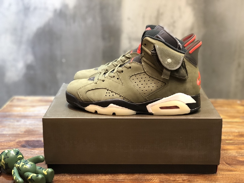 Replica Nike Sneaker Air Jordan6 in Green