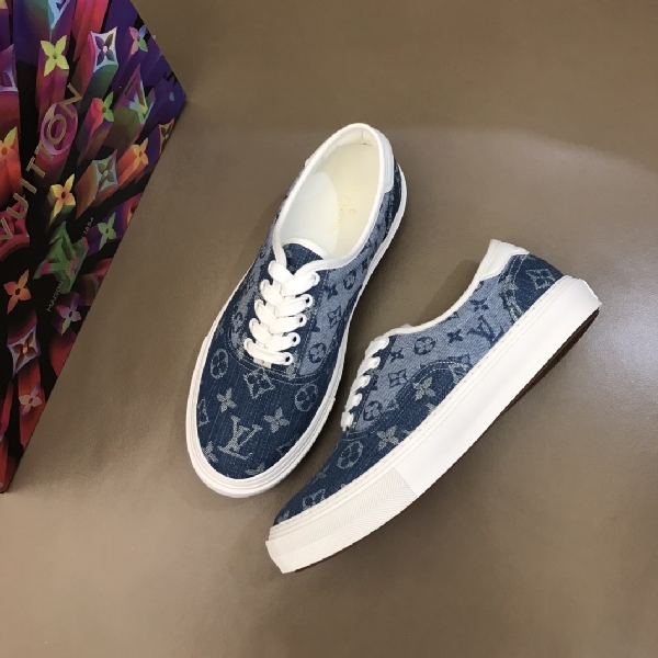 Replica Louis Vuitton Sneaker Trocadero in Blue