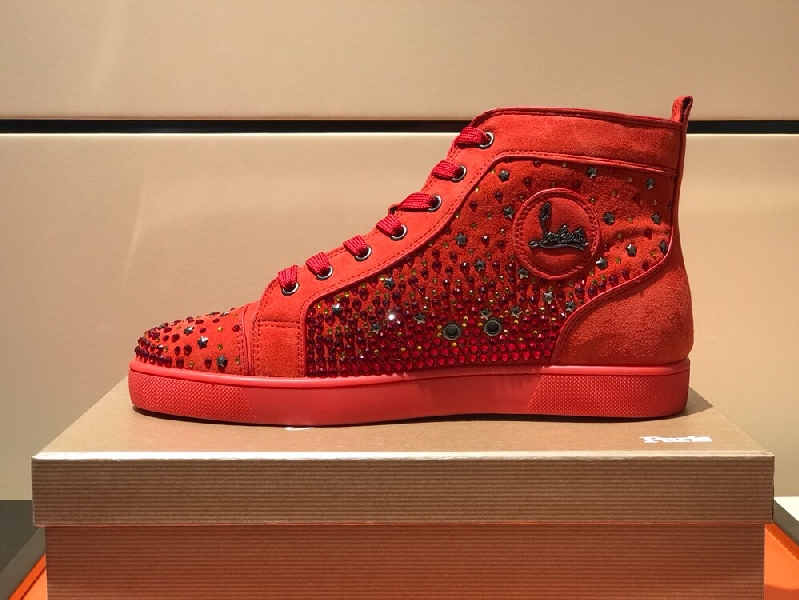 Replica Christian louboutin Sneaker Orlato in Red