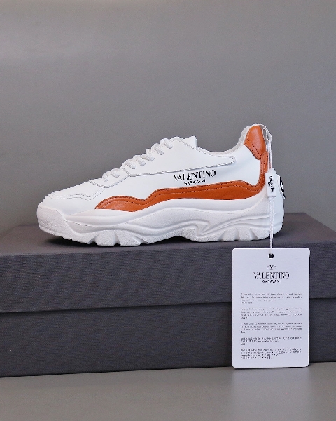 Replica Valentino Sneaker Gumboy Calfskin in Orange