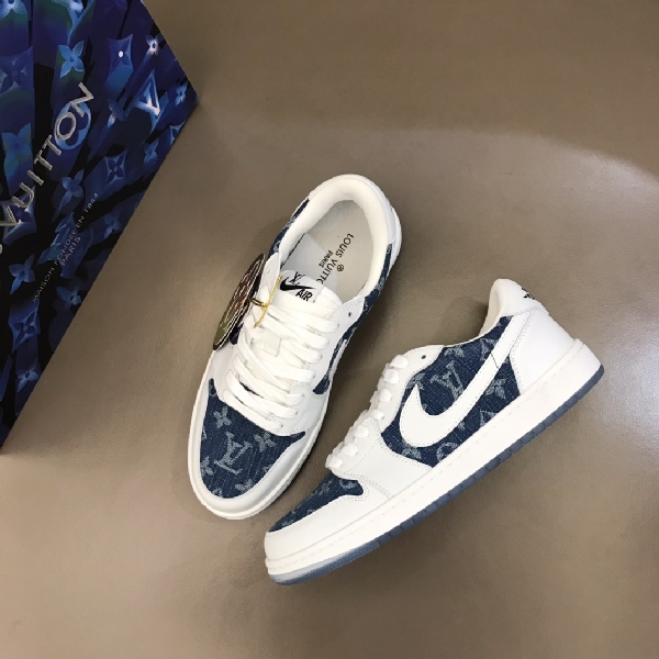 Replica Louis Vuitton Sneaker x Nike in Blue