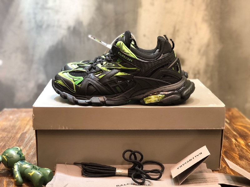 Replica BALENCIAGA Track Trainer LED Sneakers in Black