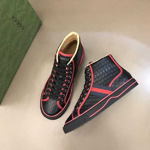 Replica Gucci Sneaker Tennis 1977 High in Black