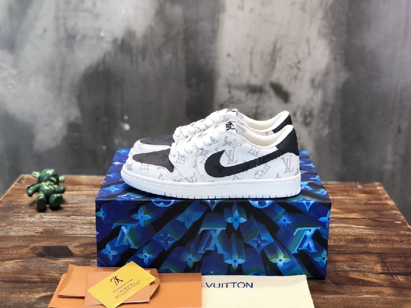 Replica LV x OFF-WHITE x Nike Fashion THE TEN style Men's Sneakers