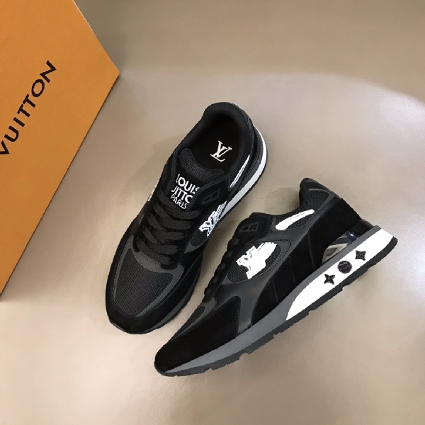 Replica Louis Vuitton Sneaker Run Away in Black