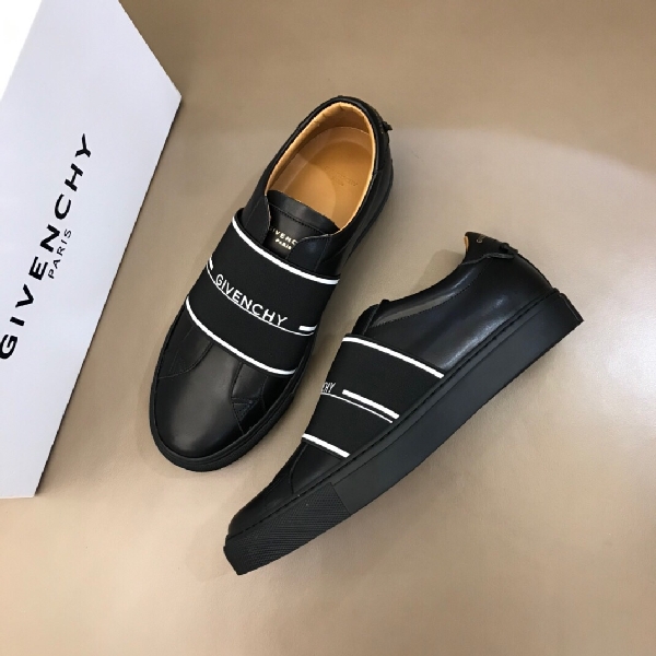 Replica Givenchy Sneaker Leather with Webbing in Black