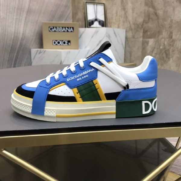 Replica DG Sneaker Calfskin 2.Zero custom in Blue