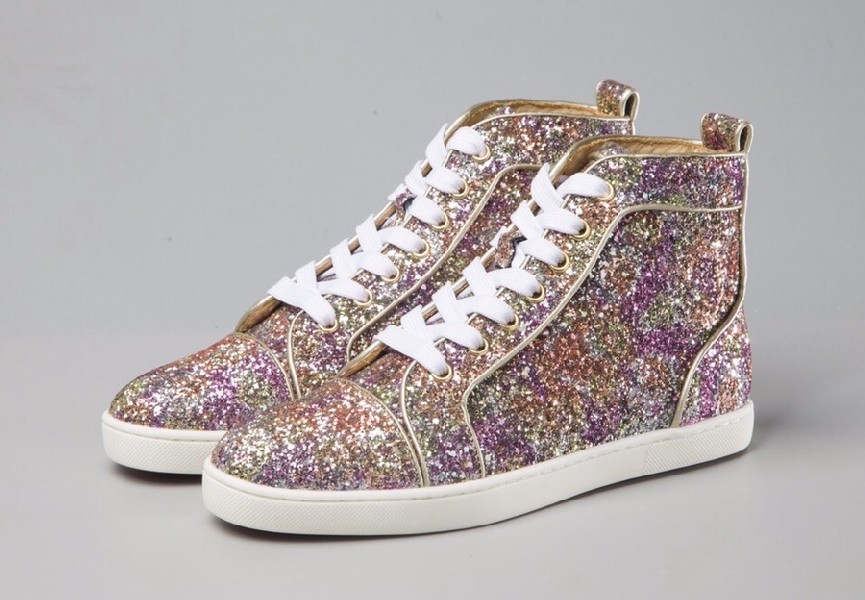 Replica Christian Louboutin Sneaker Orlato Strass Flat