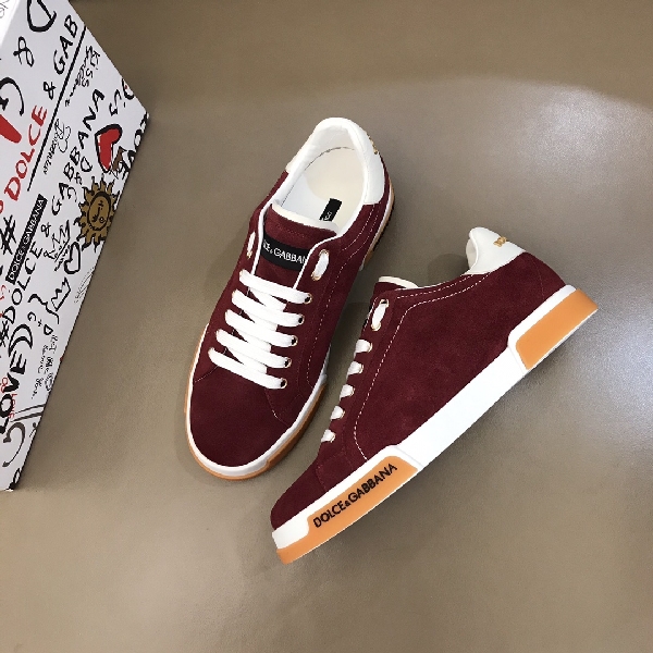 Replica DG Sneaker Portofino in Claret