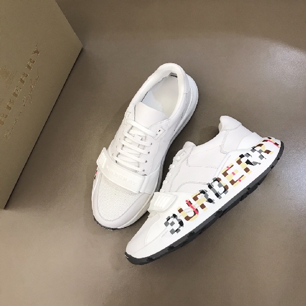 Replica BurBerry Sneaker Vintage Check Cotton in White