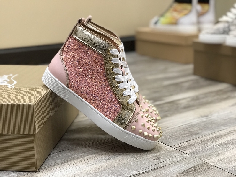 Replica Christian Louboutin Sneaker Orlato Strass Flat