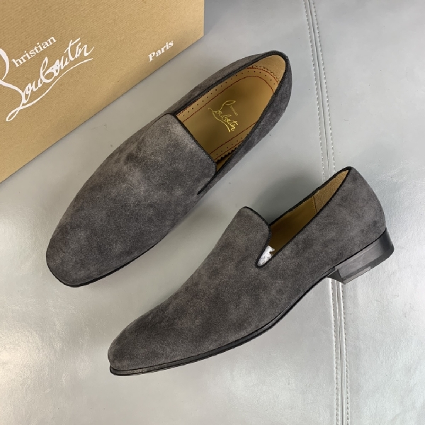 Replica Christian Louboutin Dandelion Flat in Gray