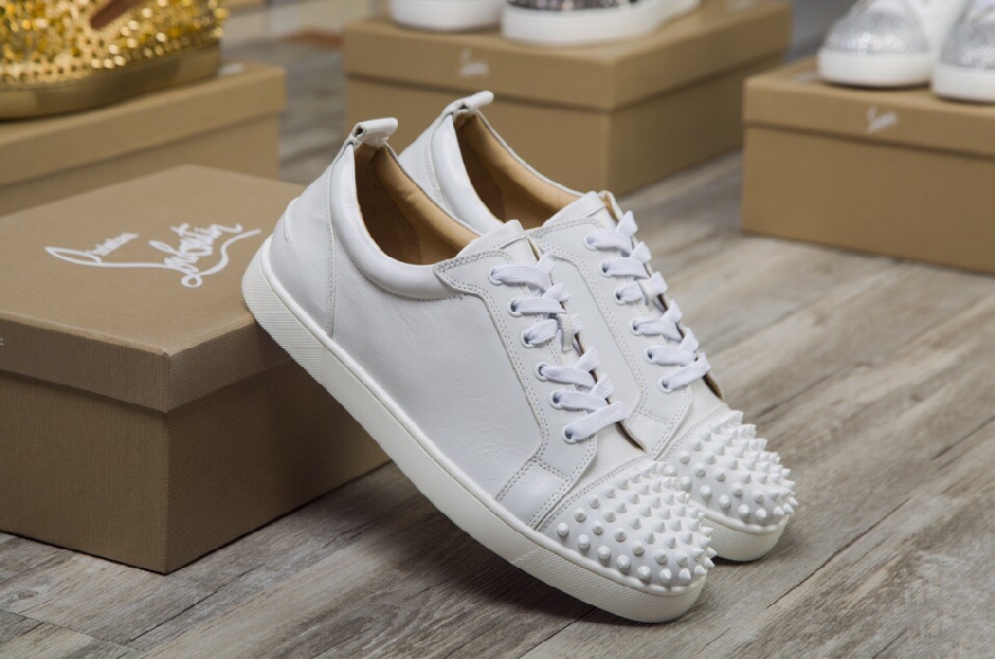 Replica Christian Louboutin Sneaker Junior Spikes Flat