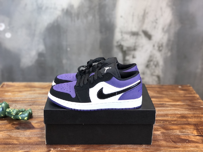 Replica Nike Sneaker Air Jordan1 Low in Purple