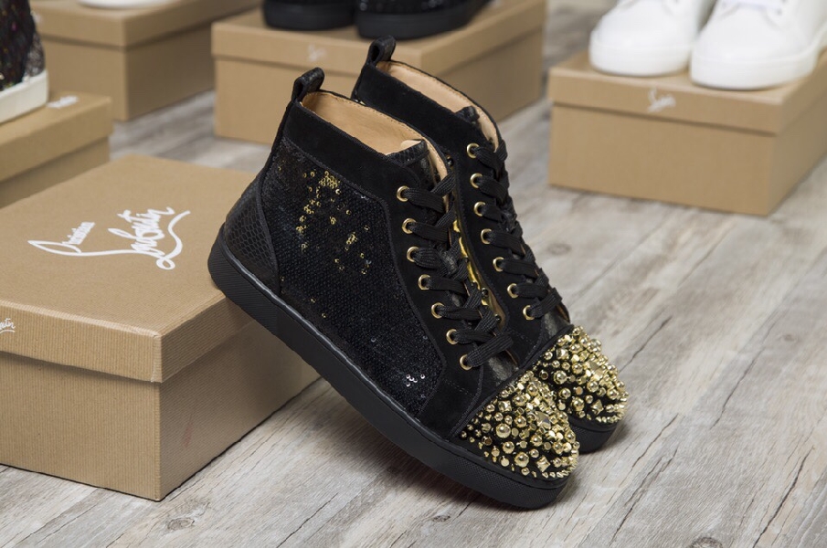 Replica Christian Louboutin Sneaker Orlato Spikes Flat