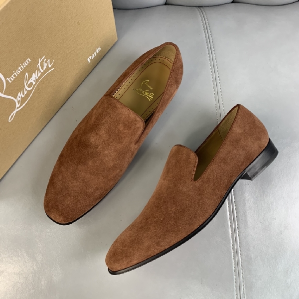 Replica Christian Louboutin Dandelion Flat in Brown