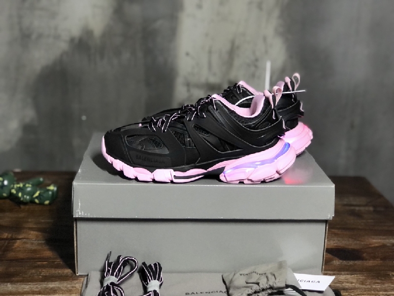 Replica BALENCIAGA Track Trainer LED Sneakers in Black