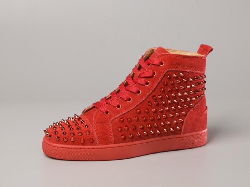 Replica Christian Louboutin Sneaker Louis Spikes Flat