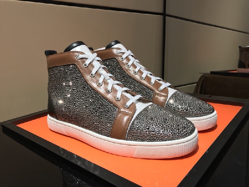 Replica Christian louboutin Sneaker Orlato in Gray