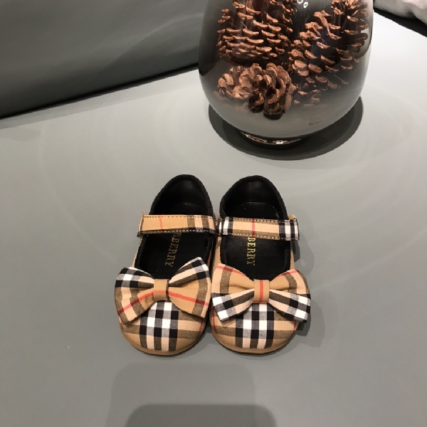 Replica Burberry 2022 bowknot Children's princess shoes