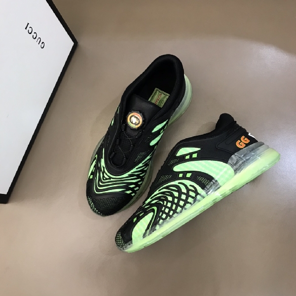 Replica Gucci Sneaker Ultrapace in Green Graffiti