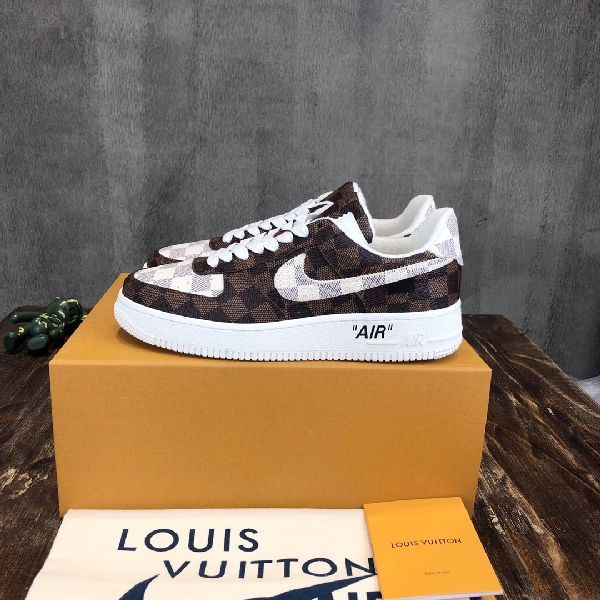 Replica LV x OFF-WHITE x Nike Fashion THE TEN style Men's Sneakers