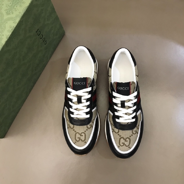 Replica GUCCI Men's Sneaker with calf printing