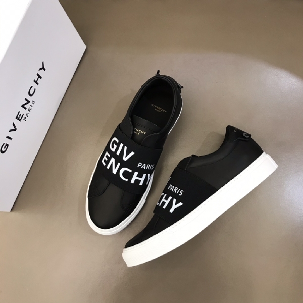 Replica Givenchy Sneaker Leather with Webbing in Black