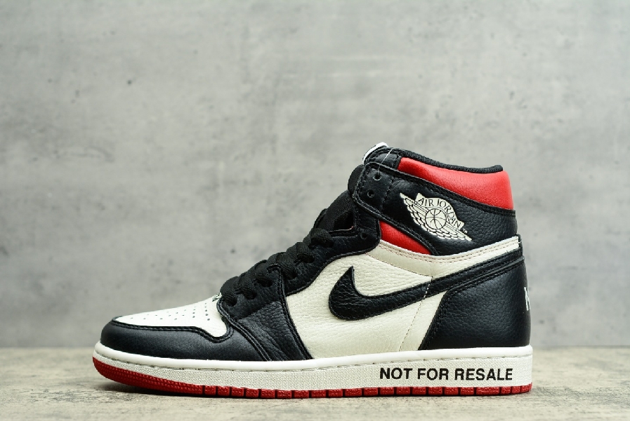 Replica Nike Sneaker Air Jordan1 Not For Resale in Black